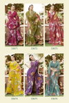 Nidhima By Vallabhi Floral Printed Georgette Online Daily Wear Saree Wholesale